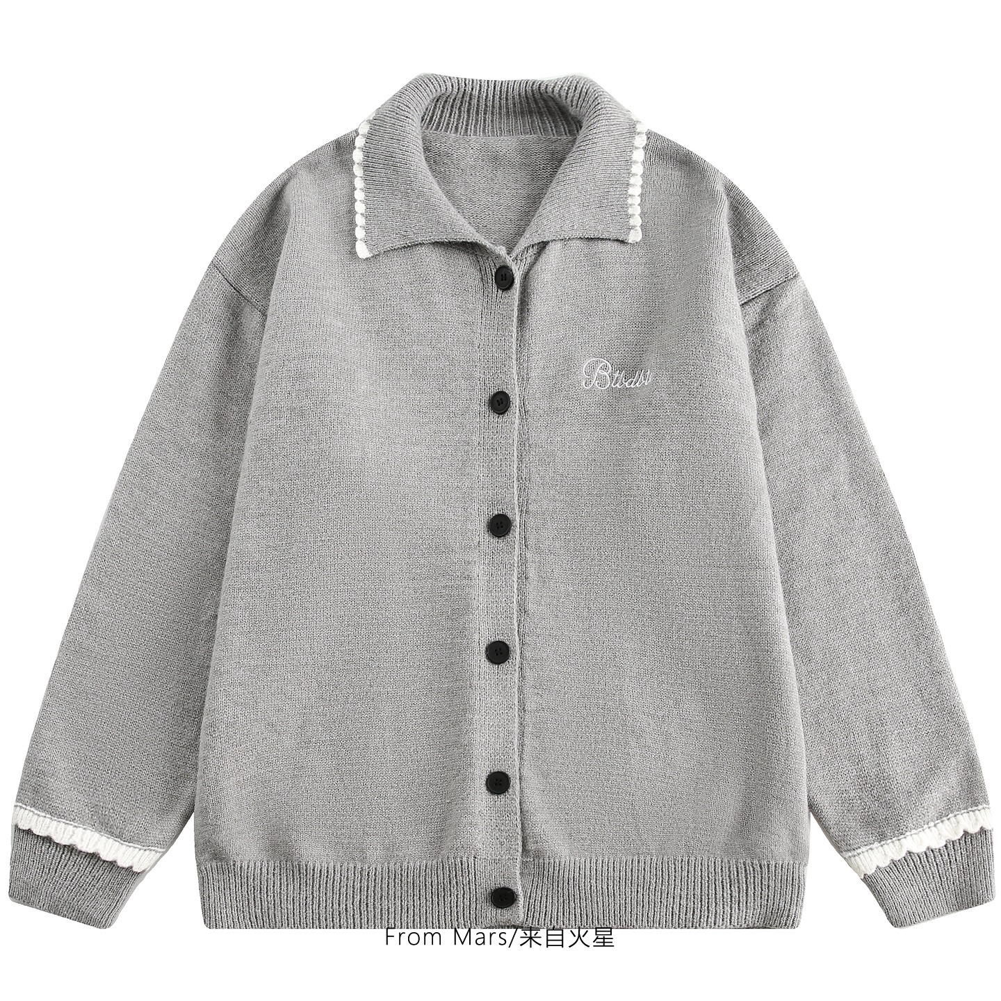 百搭男女休闲宽松针织衫开衫毛衣