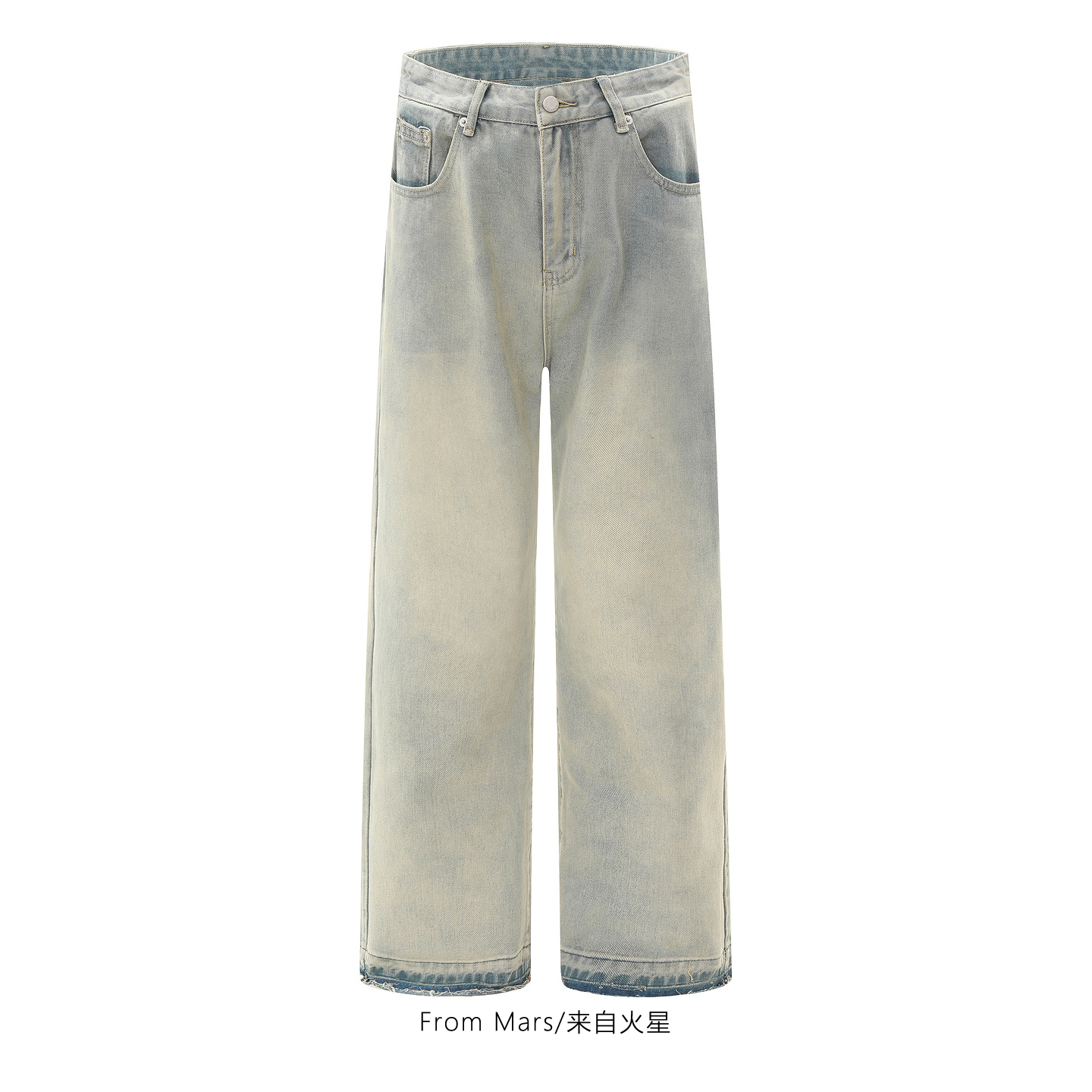 每个阶段阔腿牛仔长裤男女潮牌
