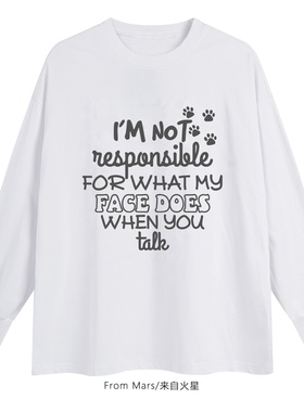 FromMars Looking back again, letters and long-sleevedT-shirt