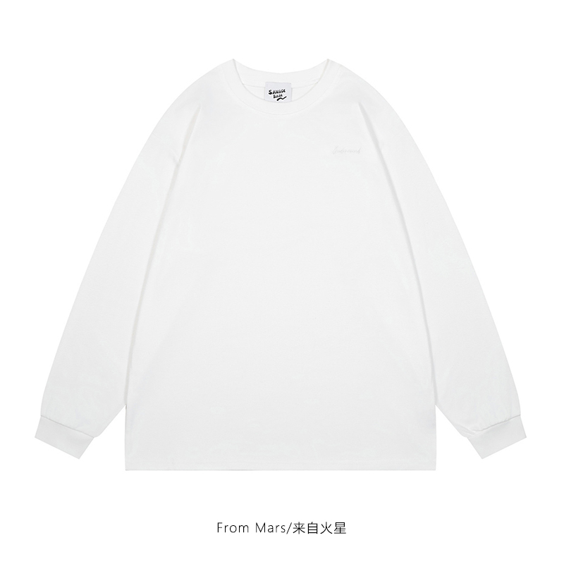 套头长袖T恤宽松运动卫衣情侣