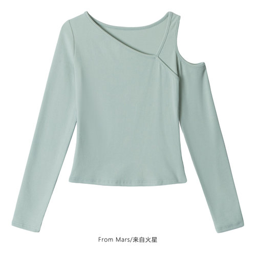 都来得及女长袖T恤辣妹百搭上衣