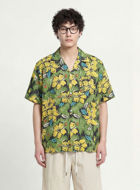 From Mars Fusang flower sea loose casual short-sleeved