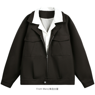 FromMars Early departure and late return loose collar jacket