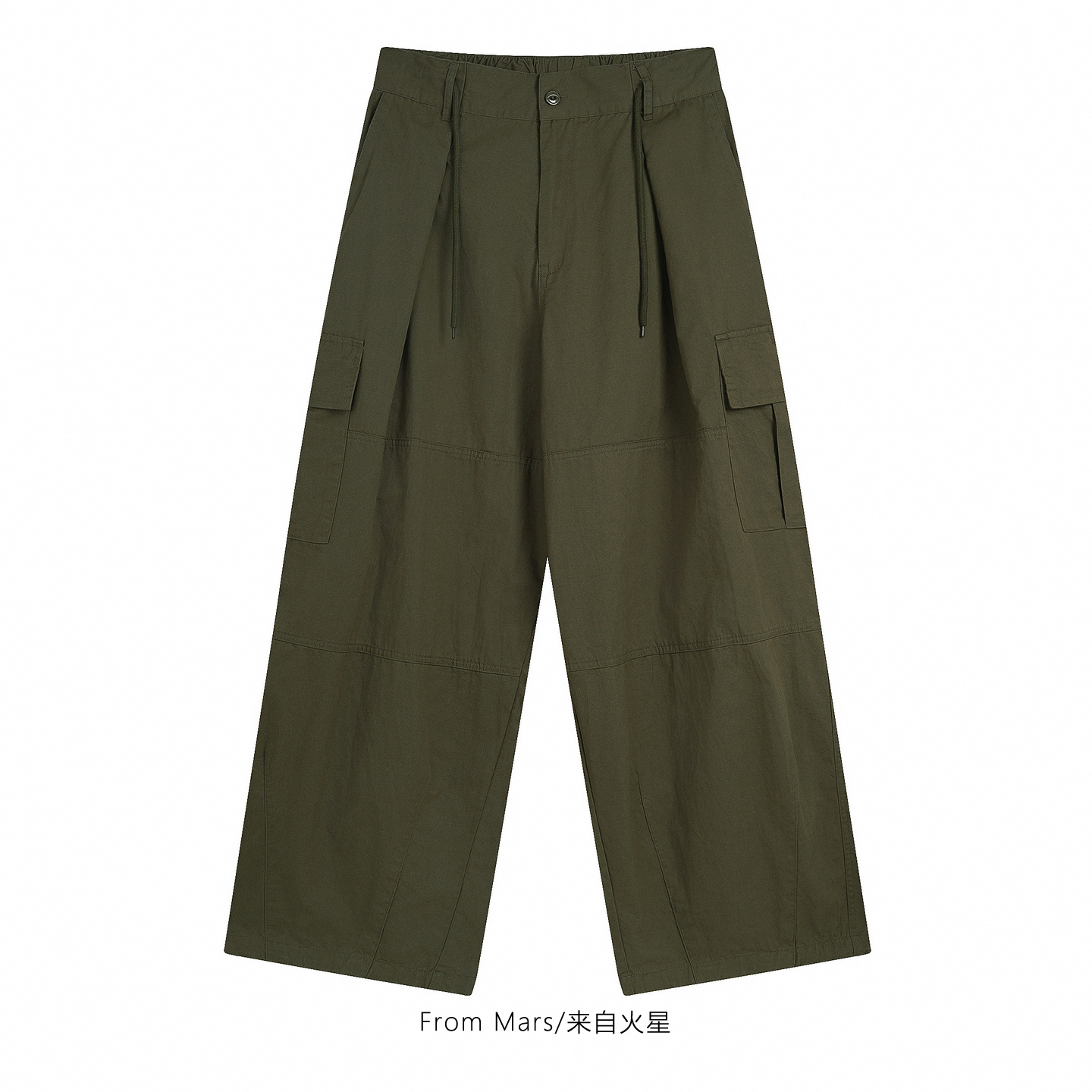 多口袋宽松阔腿工装裤休闲长裤