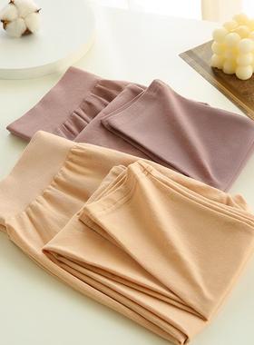 有致棉莫无痕打底裤女亲肤修身高弹软糯薄款秋冬内穿保暖裤秋裤女