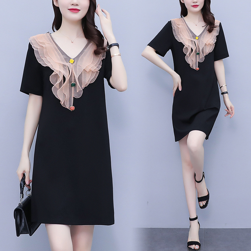 勿忘我大码女装