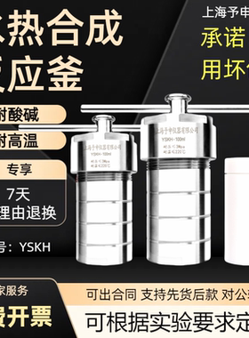 水热合成反应釜聚四氟乙烯PPL内衬高压罐消解罐PTEE不锈钢反应釜