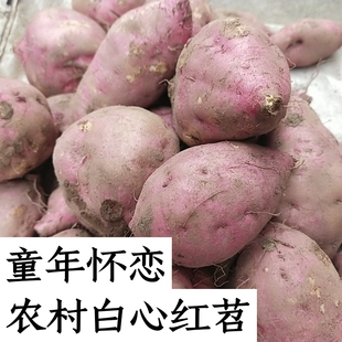 重庆高山土红薯农家自种新鲜蔬菜白心粉糯红皮番薯地瓜一件包邮