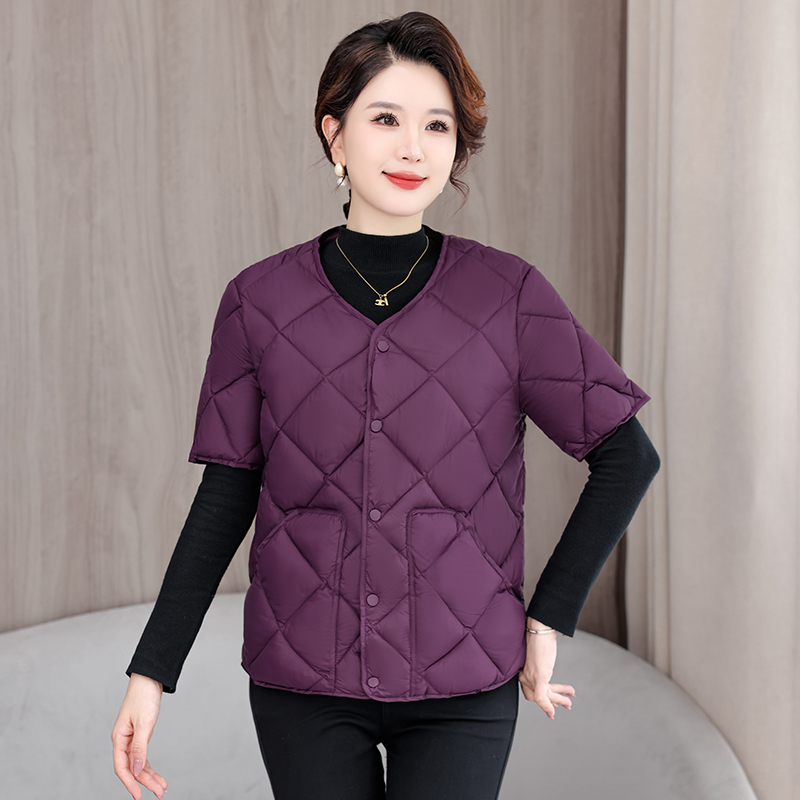 2025年新款洋气中老年羽绒棉马甲