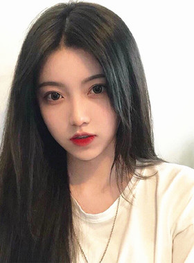 黑色中分长直发伪娘cos假发反串男扮女装大佬用品cd变装整顶头套