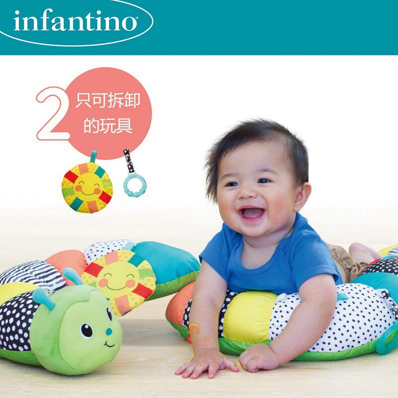 美国infantino婴儿沙发趴趴枕宝宝坐垫俯卧时间TummyTime抬头训练,玩具/童车/益智/积木/模型,学爬/抬头练习玩具,淘宝优惠券,粉丝福利购,淘宝优惠卷