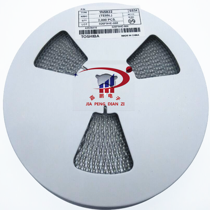 1N5822 贴片肖特基二极管 SS34 SMA DO-214AC 2000只/盘110元