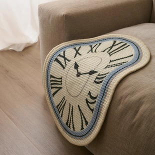 达利融化扭曲钟表创意剑麻猫爪板耐磨不掉屑耐抓猫咪玩具