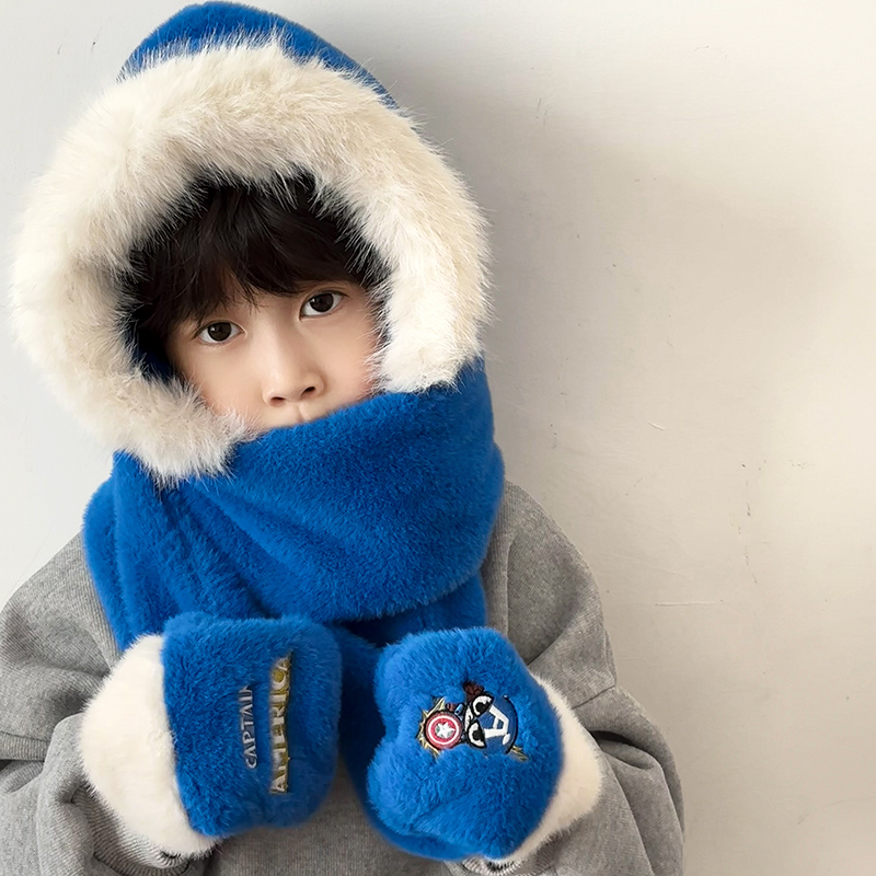 毛绒帽加厚保暖防寒卡通