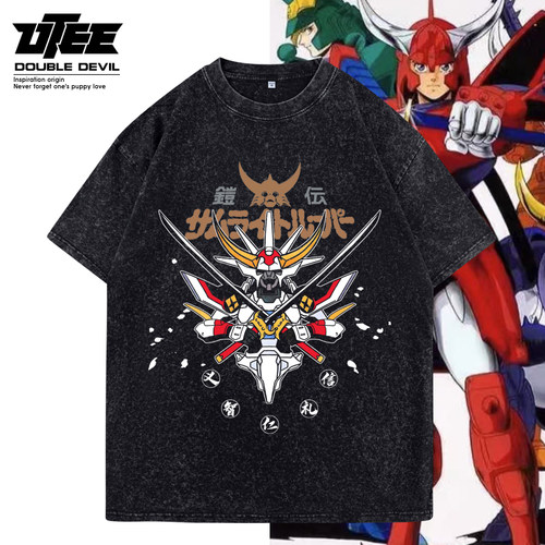 日系动漫魔神坛斗士纯棉宽松短袖