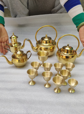 酒壶黄铜居家装饰品茶具