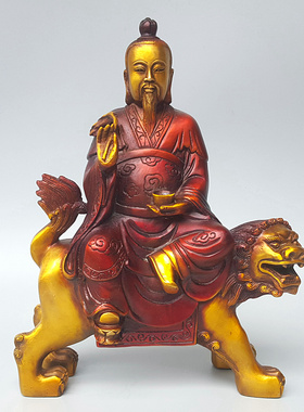 太乙真人铜像空心救苦天尊中式