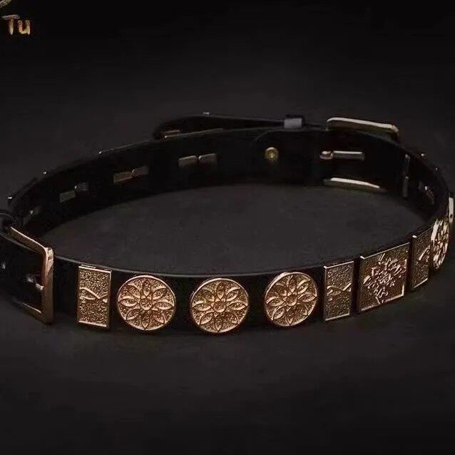 汉服腰带男女通用飞鱼服腰带民族风皮带成人汉服圆领袍腰带