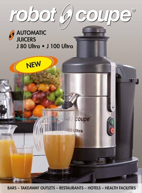 Robot coupe罗伯特蔬果榨汁机J100Ultra商用榨汁机进口果蔬榨汁机