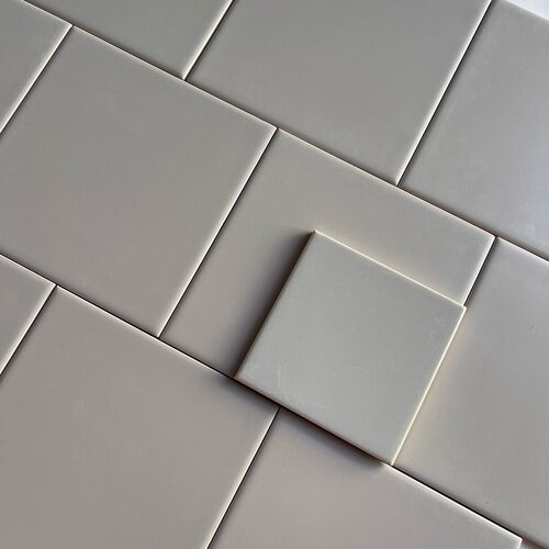 100x100奶灰中古风亮光釉面砖