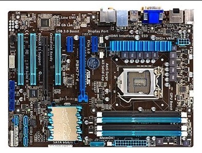 爆新1155针Asus/华硕P8H77-V集成主板H77USB3DDR3拼Z77