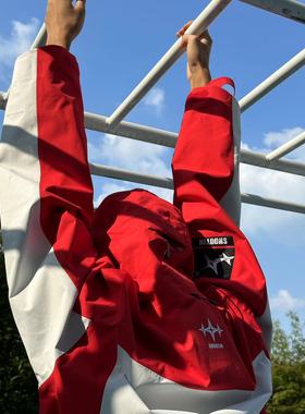 SHOOTIN滑雪服23AW单板潮流白红色情侣款防风防水专业外套冲锋衣