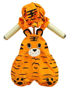 夏季背心吊带小老虎爬服连体衣