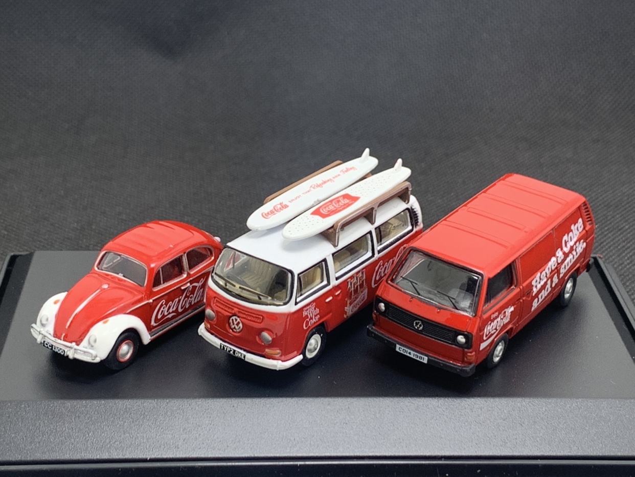 OXFORD 牛津 1:76 SET60CC 大众 甲壳虫 可口可乐 3辆套装 合金
