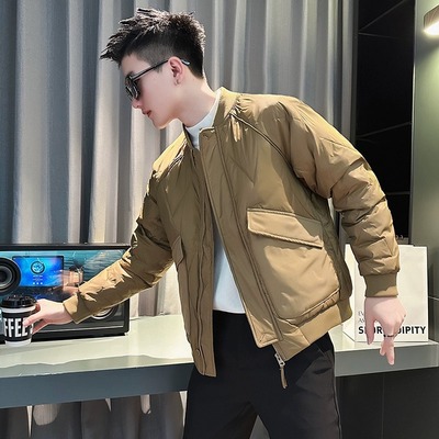 轻奢高端冬季潮牌棉服男休闲棒球服男款棉衣2025新款男士冬装外套