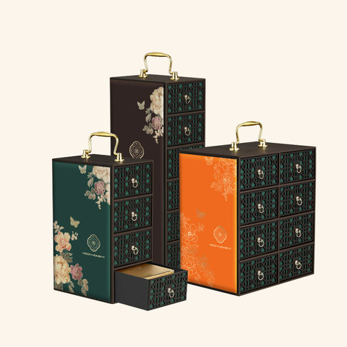 中秋月饼盒礼品盒高端酒店手提盒