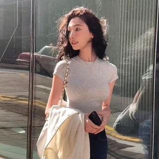 skims金卡戴珊同款包身显胸性感修身显瘦打底衫易梦玲同款上衣女