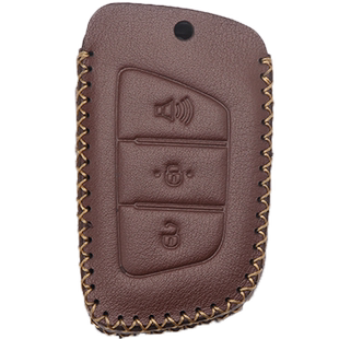 适用江铃宝典汽车真皮钥匙套 E路顺 福顺遥控包 特顺保护扣壳圈