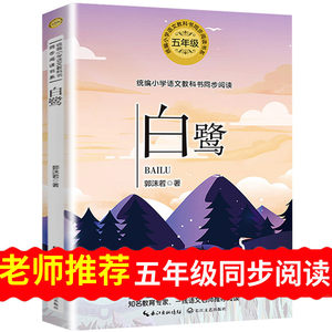 白鹭郭沫若散文精选集五年级小学生配套语文同步阅读书目长江文艺出版社正版畅销竹阴读画鲁迅与王国维人做诗与诗做人黑与白水墨画