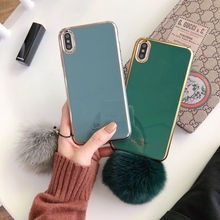 纯色电镀iphone11promax苹果手机壳1