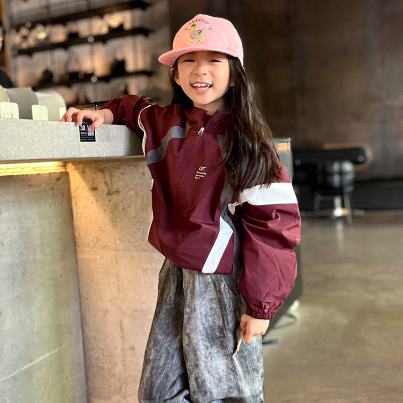 edo一度26春夏新款男女童休闲连帽外套儿童户外运动夹克衫轻薄