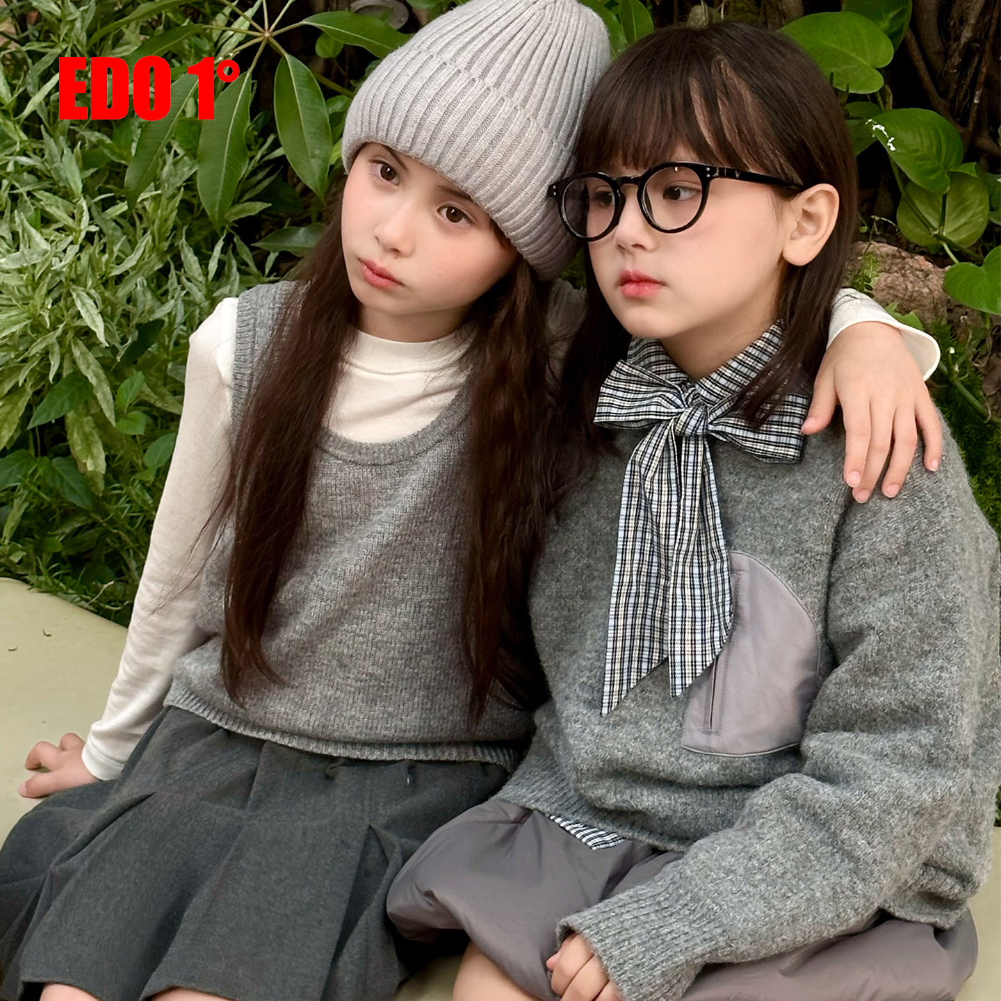 edo1一度童装冬季新款毛衫背心潮