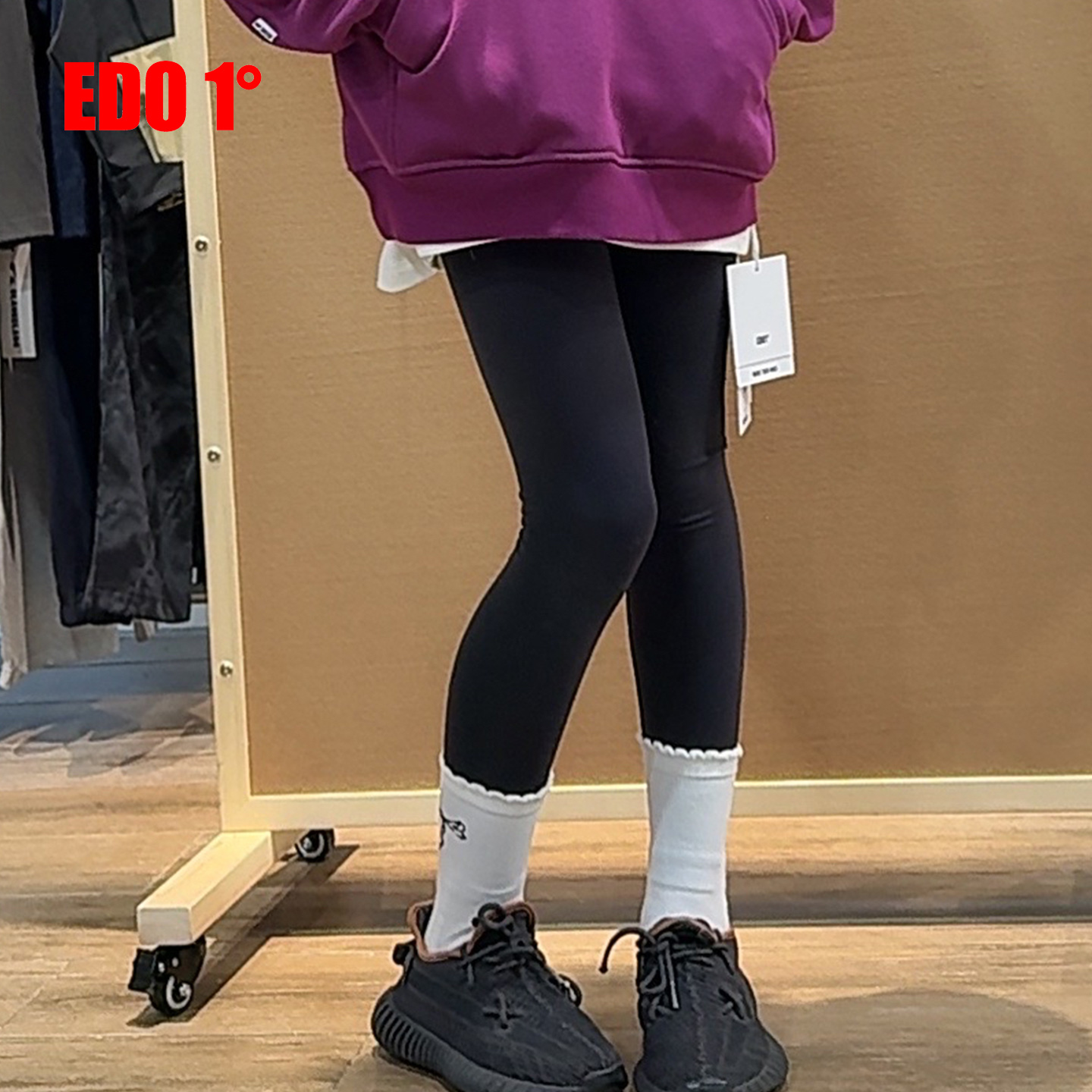 edo一度长裤加绒保暖紧身裤