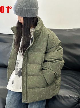 edo1一度童装2025冬季新款男女童时尚酷飒羽绒服儿童保暖外套潮