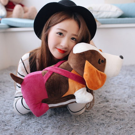 博弘毛绒卡通热水袋充电暖宝宝可爱防爆暖手宝暖水袋电热宝已注水