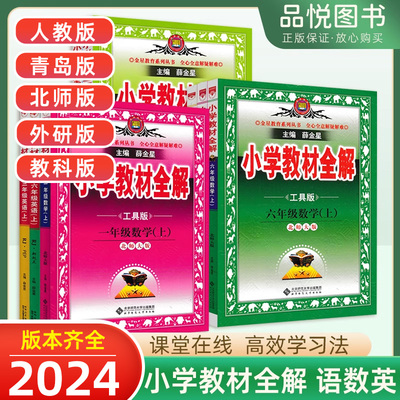 2025版教材全解语文数学英语