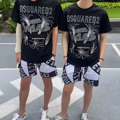 广州D2男女夏季宽松短袖