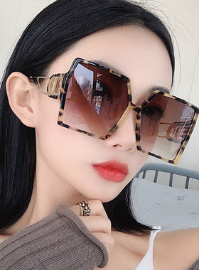 镁作复古大框显瘦防晒女士墨镜