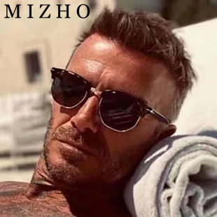 镁作英伦风高级感偏光太阳眼镜男贝克汉姆同款 潮女墨镜 遮阳镜个性