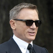 镁作007邦德款 复古墨镜男小脸时尚 偏光太阳镜防强光渐进色眼镜