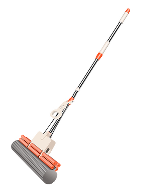 吸水加大号新款胶棉44cm海绵拖把