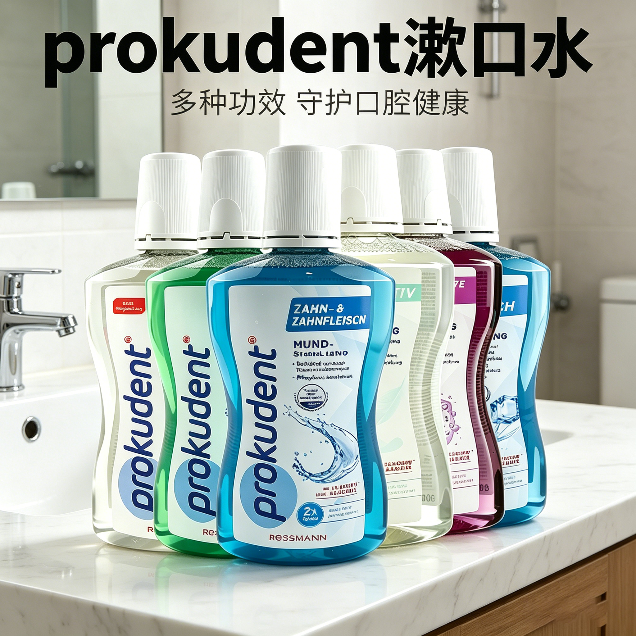 必固登洁成人漱口水防蛀牙龋减口臭牙菌斑缓解牙结石含氟清洁成人