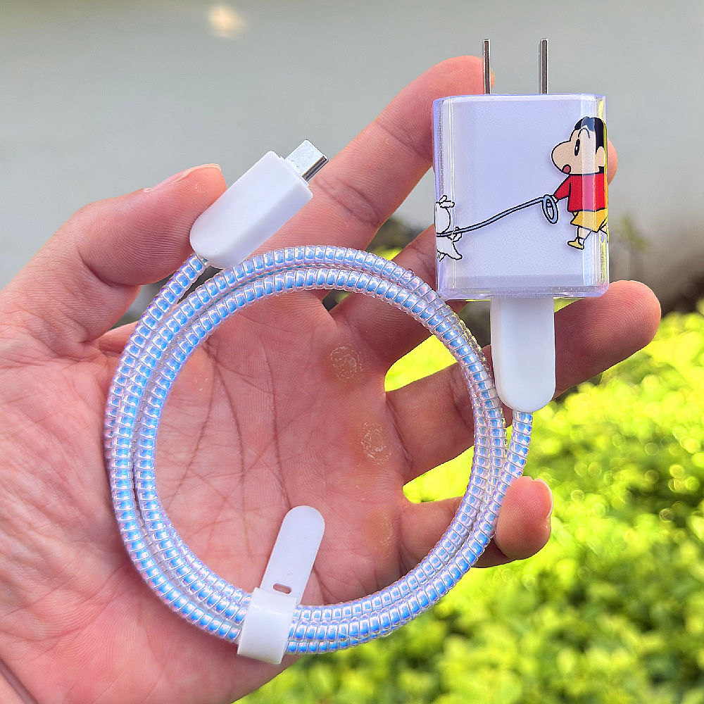 适用Huntkey航嘉45W充电器苹果iPhone17 16 15promax数据线保护套