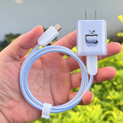适用lewoo乐物45W充电器壳苹果iPhone17 16 15promax数据线保护套