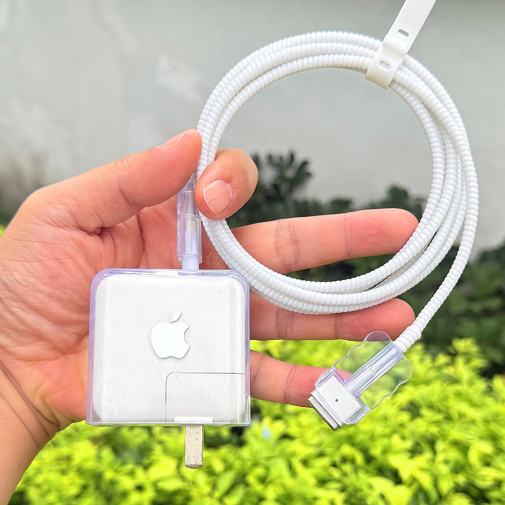 苹果MacBook Air M4 M3 M2笔记本35W 30W电源壳保护套数据线绕绳