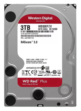 WD/西部数据 30EFZX/WD30EFPX/WD30EFAX 3T 台式机WD红盘NAS硬盘